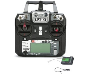 Flysky i6X 2.4Ghz 10 Channel Dual Stick Radio with LCD and FS-iA6B 6 Channel Receiver
