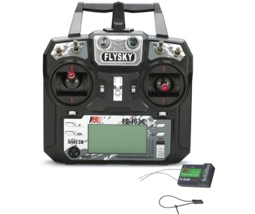 Flysky i6X 2.4Ghz 10 Channel Dual Stick Radio with LCD and FS-iA6B 6 Channel Receiver