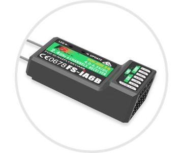 Flysky i6X 2.4Ghz 10 Channel Dual Stick Radio with LCD and FS-iA6B 6 Channel Receiver