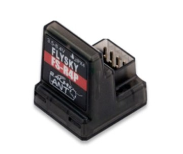 Flysky FS-R4P 2.4Ghz 4 Channel Receiver with ANT protocol - built in antenna - weight 6 gr
