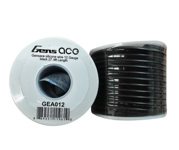 Gens Ace Silicone Wire 12 Gauge Black 36.09ft (11m) Length
