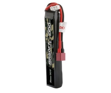 Gens Ace - 1424 - 1000mAh 2S1P 7.4V 25C Airsoft Battery with Deans  Plug
