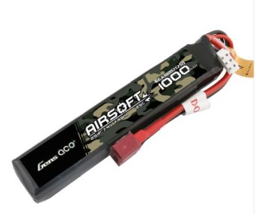 Gens Ace - 1424 - 1000mAh 2S1P 7.4V 25C Airsoft Battery with Deans  Plug