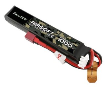Gens Ace - 1424 - 1000mAh 2S1P 7.4V 25C Airsoft Battery with Deans  Plug