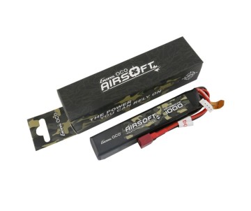 Gens Ace - 897 - Airsoft 1000mAh 3S1P 11.1V 25C LiPo Deans Plug 105x20x16mm