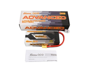 Gens Ace - 1421 - Advanced Series 10000mAh 15.2V 4S1P HV 100C LiPo with EC5