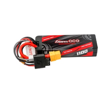 Gens Ace - 2062 - G-Tech 1100mAh 3S 11.1V 60C HardCase Lipo Battery Pack with XT60 Plug