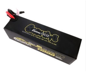Gens Ace - 1747 - G-Tech Bashing 11000mAh 4S1P 14.8V 100C LiPo Battery Pack with EC5 Plug Hardwired (178x51x51mm +/- Manufacturer's Specifications)