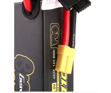 Gens Ace - 1747 - G-Tech Bashing 11000mAh 4S1P 14.8V 100C LiPo Battery Pack with EC5 Plug Hardwired (178x51x51mm +/- Manufacturer's Specifications)