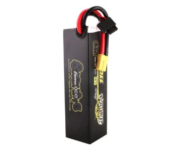 Gens Ace - 1747 - G-Tech Bashing 11000mAh 4S1P 14.8V 100C LiPo Battery Pack with EC5 Plug Hardwired (178x51x51mm +/- Manufacturer's Specifications)