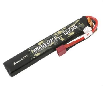 Gens Ace - 899 - Airsoft 1200mAh 2S1P 7.4V 25C LiPo Gun Battery with Deans Plug