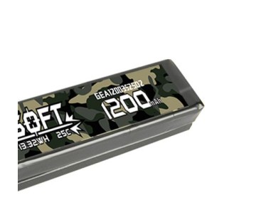 Gens Ace - 1426 - 1200mAh 3S1P 11.1V 25C Butterfly Airsoft Gun Battery with Dean Plug