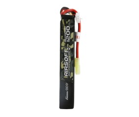 Gens Ace - 892 - Airsoft 1200mAh 3S1P 11.1V 25C LiPo Tamiya Plug 126x20.5x18mm