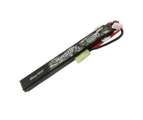 Gens Ace - 894 - Airsoft 1200mAh 3S1P 11.1V 25C Slim LiPo Tamiya Plug 154x17x16mm