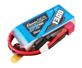 Gens Ace - 1791 - G-Tech 1300mAh 2S1P 7.4V 25C LiPo Battery Pack with Deans Plug Soft Pack (72x35x17mm +/- Manufacturer's Specifications)