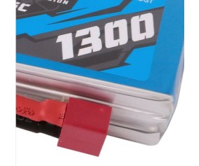 Gens Ace - 1714 - G-Tech 1300mAh 3S1P 11.1V 45C LiPo Battery Pack with Deans Plug Soft Pack (73x35x22.6mm +/- Manufacturer's Specifications)