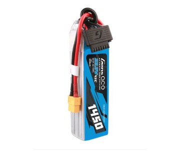 Gens Ace - 1717 - G-Tech 1450mAh 6S1P 22.2V 45C Lipo Battery Pack with XT60 Plug Soft Pack (118x35x26mm +/- Manufacturer's Specifications)