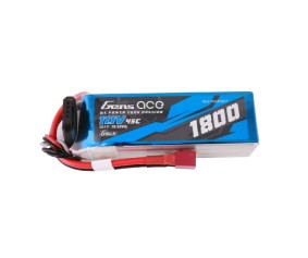 Gens Ace - 1719 - G-Tech 1800mAh 3S1P 11.1V 45C LiPo Battery Pack with Deans Plug Soft Pack (92x30x25mm +/- Manufacturer's Specifications)