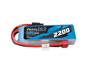 Gens Ace - 1875 - G-Tech 2200mAh 3S 11.1V 25C Lipo Battery Pack With Deans Plug