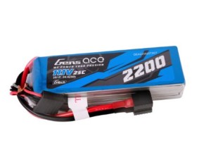 Gens Ace - 1721 - G-Tech 2200mAh 3S1P 11.1V 25C LiPo Battery Pack with Universal Plug Soft Pack (107x33x22mm +/- Manufacturer's Specifications)