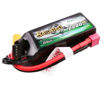 Gens Ace - 1744 - G-Tech Bashing 2200mAh 3S1P 11.1V 35C LiPo Battery Pack with Deans Plug Soft Pack (74.7x33.5x25.4mm +/- Manufacturer's Specifications)