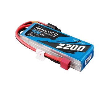 Gens Ace - 1876 - G-Tech 2200mAh 3S1P 11.1V 45C Lipo Battery Pack With Deans Plug