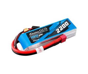 Gens Ace - 1902 - G-Tech 2200mAh 3S1P 11.1V 60C Lipo Battery Pack With Deans Plug