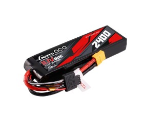 Gens Ace - 2346 - G-Tech 2400mAh 3S1P 11.1V 60C Lipo Battery Pack with XT60 Plug (+/- 109x34x21mm)