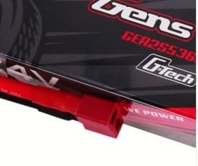 Gens Ace - 1748 - G-Tech 5300mAh 2S1P 7.4V 60C Hardcase LiPo Battery with Deans Plug Hardwired (138.x47x25mm +/- Manufacturer's Specifications)