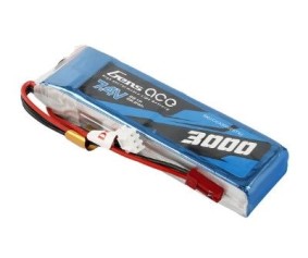 Gens Ace - 994 - 3000mAh 2S1P 7.4V TX LiPo Battery Pack with JST Plug