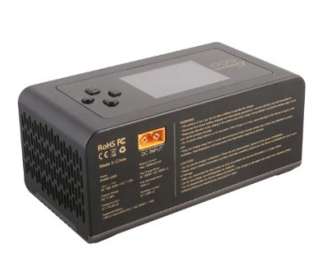 Gens Ace - 1651 - IMARS D300 G-Tech Dual Channel AC/DC 15A x 2 / 1-6S LiPo Battery Charger - Black