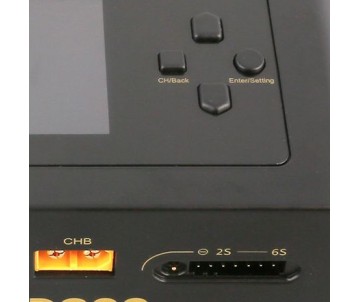 Gens Ace - 1651 - IMARS D300 G-Tech Dual Channel AC/DC 15A x 2 / 1-6S LiPo Battery Charger - Black