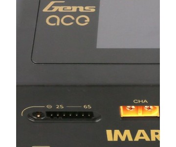 Gens Ace - 1651 - IMARS D300 G-Tech Dual Channel AC/DC 15A x 2 / 1-6S LiPo Battery Charger - Black