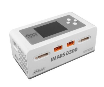 Gens Ace - 1652 - IMARS D300 G-Tech Dual Channel AC/DC 15A x 2 / 1-6S LiPo Battery Charger - White