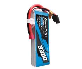 Gens Ace - 1878 - G-Tech 3300mAh 4S1P 14.8V 45C Lipo Battery Pack With Deans Plug