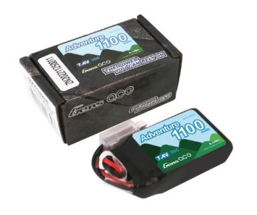 Gens Ace - 1639 - Adventure 1100mAh 2S1P 7.4V 35C LiPo Battery Pack with JST-PHR Plug