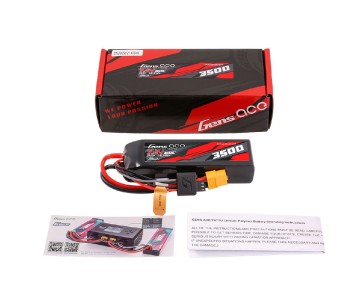 Gens Ace - 2180 - G-Tech 3500mAh 2S 7.4V 60C Lipo Battery Pack with XT60 Plug