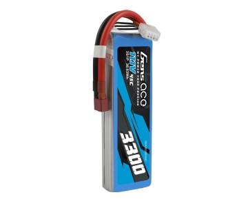 Gens Ace - 1052 - 3300mAh 11.1V 45C LiPo Battery - Deans Plug 136x42x23mm 