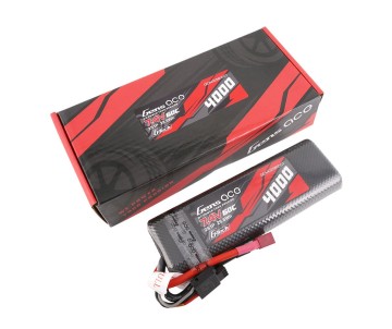 Gens Ace - 1693 - G-Tech 4000mAh 2S1P 7.4V 60C HardCase LiPo Battery Pack 8# with Deans Plug