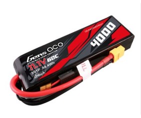 Gens Ace - 1848 - 4000mAh 3S1P 11.1V 60C LiPo Battery - XT60 Plug 131x43x24mm