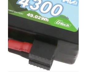 Gens Ace - 1742 - G-Tech Adventure 4300mAh 3S1P 11.4V 60C LiPo Battery Pack with Deans and XT60 Adapter Soft Pack (90x42x29mm +/- Manufacturer's Specifications)