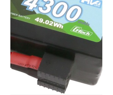 Gens Ace - 1742 - G-Tech Adventure 4300mAh 3S1P 11.4V 60C LiPo Battery Pack with Deans and XT60 Adapter Soft Pack (90x42x29mm +/- Manufacturer's Specifications)