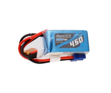 Gens Ace - 1602 - 450mAh 14.8V 45C 4S1P Lipo Battery Pack With EC2 Plug