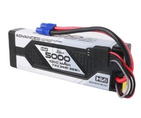 Gens Ace - 1705 - G-Tech 5000mAh 2S1P 7.6V 100C LiPo Battery Pack with EC3 Plug  (138.2x45.8x24mm +/- Manufacturer's Specifications)