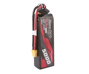 Gens Ace - 1755 - G-Tech 5000mAh 3S1P 11.1V 60C Long LiPo Battery Pack with XT60 Plug Soft Pack (154x42.5x24.7mm +/- Manufacturer's Specifications) Gens Ace - 1755 - G-Tech 5000mAh 3S1P 11.1V 60C Long LiPo Battery Pack with XT60 Plug Soft Pack (154x42.5x24.7mm +/- Manufacturer's Specifications)