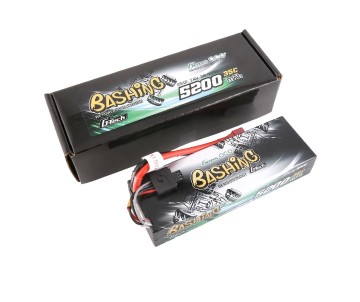 Gens Ace - 1689 - G-Tech Bashing Series 5200mAh 2S1P 7.4V 35C Car LiPo Battery Pack Hardcase 24# with Deans Plug