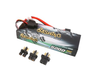 Gens Ace - 1692 - G-Tech Bashing Series 5200mAh 2S1P 7.4V 35C Car LiPo Battery Pack Hardcase 24# with EC3, Deans and XT60 Adapter Gens Ace - 1692 - G-Tech Bashing Series 5200mAh 2S1P 7.4V 35C Car LiPo Battery Pack Hardcase 24# with EC3, Deans and XT60 Adapter