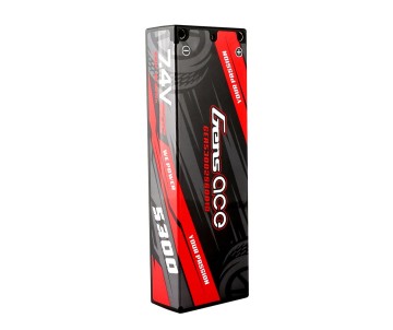 Gens Ace - 1083 - 5300mAh 7.4V 60C Hard Case LiPo Battery - 4.0mm Bullets 138x47x25mm