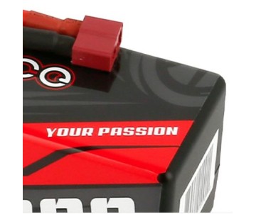Gens Ace - 1090 - 5300mAh 4S1P 14.8V 50C LiPo Battery with Deans Plug Hard Case (138x46x50mm +/- Manufacturer's Specifications)