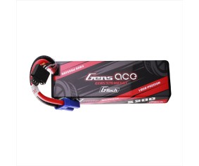 Gens Ace - 1946 - G-Tech 5300mAh 2S 7.4V 100C HardCase Lipo Battery 112# With EC5 Plug